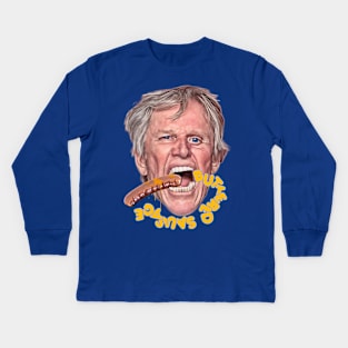 BUSEY BUTTERED SAUSAGE Kids Long Sleeve T-Shirt